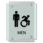 Men Sign w/Male & Dynamic ISA Symbols