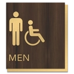 Men Sign w/Male & ISA Symbols