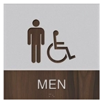 Men Sign w/Male & ISA Symbols