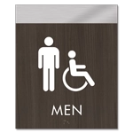 Men Sign w/Male & ISA Symbols