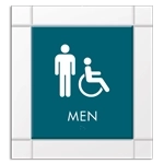 Men Sign w/Male & ISA Symbols