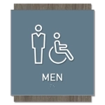 Men Sign w/Male & ISA Symbols