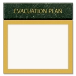 Message / Evac Holder for 8.5" x 11" Paper