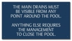 Montana Main Drain Must Be Visible Sign