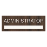 Nameplate Sign w/ Title