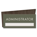 Nameplate Sign w/ Title