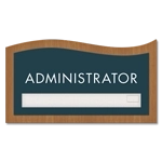 Nameplate Sign w/ Title