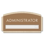 Nameplate Sign w/ Title