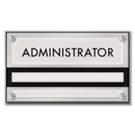 Nameplate Sign w/ Title