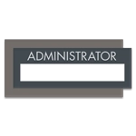 Nameplate Sign w/ Title