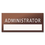 Nameplate Sign w/ Title