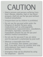 New York City Spa Rules Sign