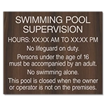 NJ Front Desk Pool Sign - Botanica
