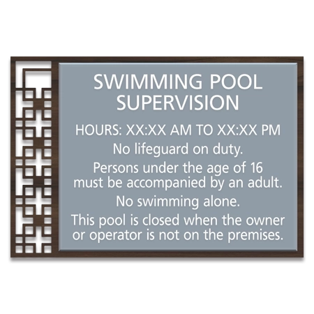 NJ Front Desk Pool Sign - Diverge™