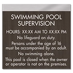 NJ Front Desk Pool Supervision Sign - Flexia Iso™