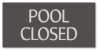 North Carolina Pool Closed Sign