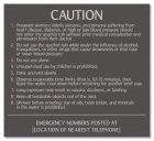 North Carolina Spa Rules Sign