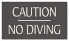 Ontario Canada No Diving Sign