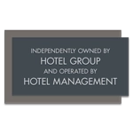 Owner/Operator Plaque