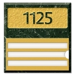 Patient Room Number - 3 Slot