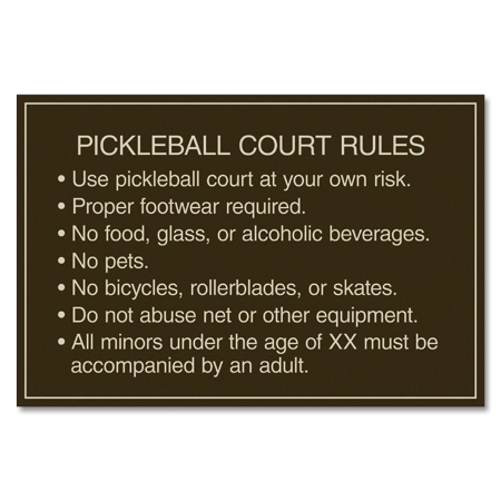 Pickleball Court Rules