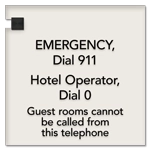 Recreation Area Telephone Sign