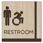 Restroom w/ Male & Dynamic ISA Symbols