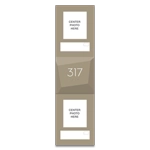 Room Number Sign - 2 Pictures