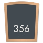 Room Number Sign