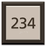Room Number Sign