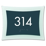 Room Number Sign