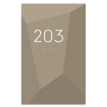 Room Number Sign