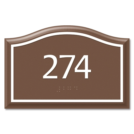 Room Number Sign