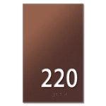 Room Number Sign