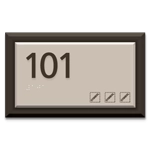 Room Number Sign w/Symbols