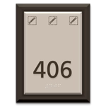 Room Number Sign w/Symbols