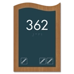 Room Number Sign w/Symbols