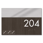 Room Number Sign w/Symbols