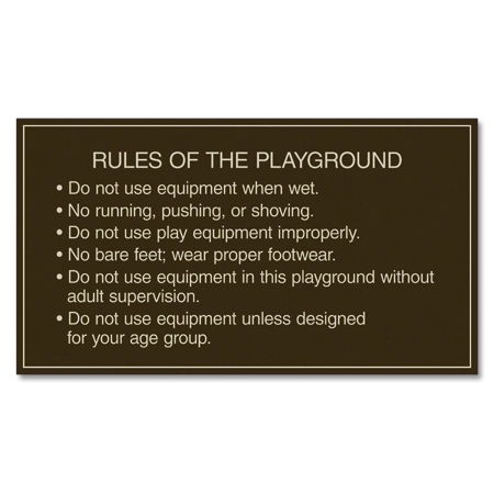 Rules of the Playground