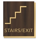 Stairs/Exit Sign w/Symbol