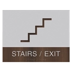 Stairs / Exit Sign w/Symbol