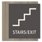 Stairs / Exit Sign w/Symbol
