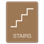 Stairs Sign w/ Symbol