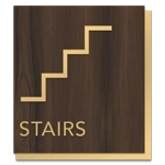 Stairs Sign w/Symbol