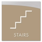 Stairs Sign w/ Symbol