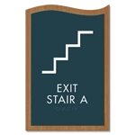 Stairway Exit Sign - DC Compliant