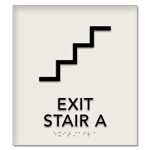 Stairway Exit Sign - DC Compliant