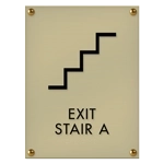Stairway Exit Sign - DC Compliant