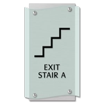 Stairway Exit Sign - DC Compliant