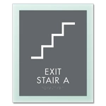 Stairway Exit Sign - DC Compliant